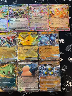 Pokemon TCG Prismatic Evolutions Complete Double Rare EX Bundle ALL 25 Cards - Image 4