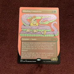 Winding Constrictor (Foil Etched) Secret Lair Drop Foil NM+ CARD Unplayed MTG - Image 1