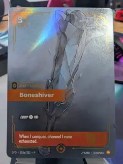 Boneshiver - Riftbound - SFD 118a/221- English - Bologna Regional Promo Card NM - Image 1