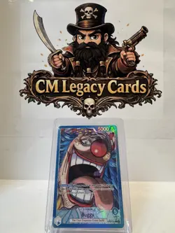 One Piece Card Game - Buggy OP09-042 Alt Art Leader - Emperors in the New World - Image 1