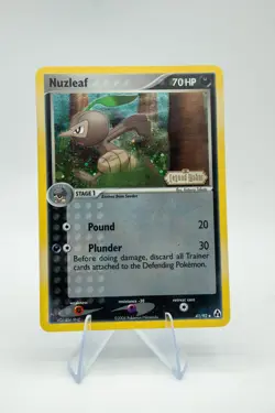 Pokemon Card - Nuzleaf Legend Maker 41/92 Reverse Holo Stamped LP Light Play - Image 1