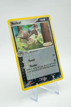 Pokemon Card - Nuzleaf Legend Maker 41/92 Reverse Holo Stamped LP Light Play - Image 4