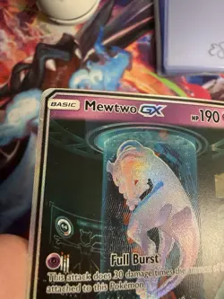 Mewtwo GX Shining Legends Secret Rare Card MP-HP CLEAN FRONT - Image 5