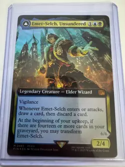 Emet-Selch, Unsundered Extended Art FOIL #0483 NM Final Fantasy MTG ENG - Image 1