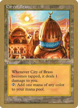 City of Brass World Championship Decks 1998 MP MTG - Image 1