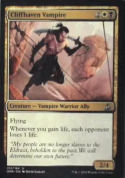 Cliffhaven Vampire - Oath of the Gatewatch: #153, Magic: The Gathering Nm C261 - Image 1