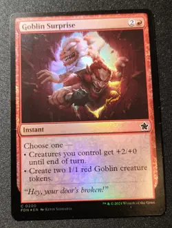 Goblin Surprise - Foil - FDN - MTG - EN - NM - 0200 - Image 1
