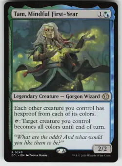 MTG Tam, Mindful First-Year Normal Lorwyn Eclipsed #245 NM Pack Fresh - Image 1