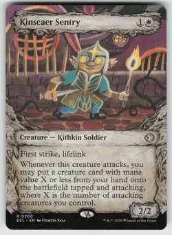 MTG Kinscaer Sentry (Showcase) Normal Lorwyn Eclipsed #300 NM Pack Fresh - Image 1