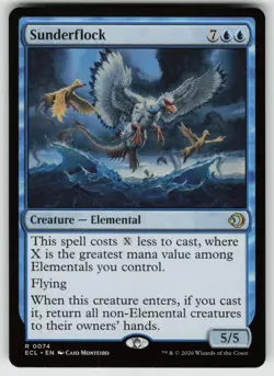 MTG Sunderflock Normal Lorwyn Eclipsed #74 NM Pack Fresh - Image 1