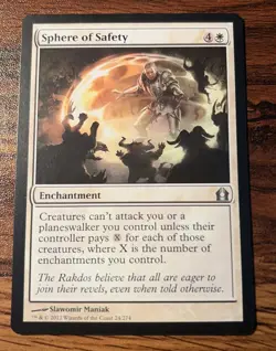 1X MTG Sphere of Safety Return to Ravnica RTR NM+ X1 VOLUME DISCOUNT - Image 1