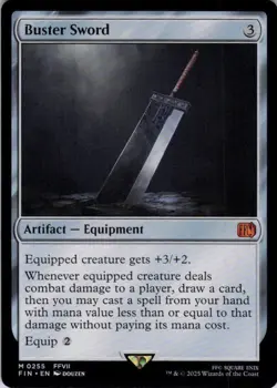 MTG Buster Sword (255) | NM | Final Fantasy {FIN} - Image 1