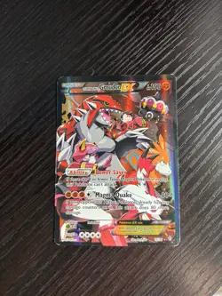 Pokemon Team Magma's Groudon EX Full Art Ultra Rare Holo 15/34 Double Crisis - Image 2