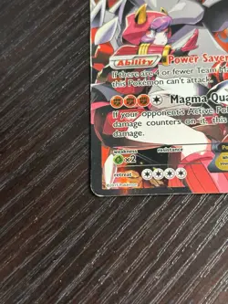 Pokemon Team Magma's Groudon EX Full Art Ultra Rare Holo 15/34 Double Crisis - Image 3