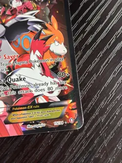 Pokemon Team Magma's Groudon EX Full Art Ultra Rare Holo 15/34 Double Crisis - Image 4