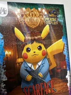 Scarface (Pikachu) #140 - Galaxy Holo - Electric Pikachu Cosplay - Pokemon - Image 2