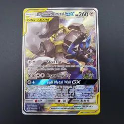 Lucario & Melmetal GX SM192 Sun Moon Tag Team Pokemon TCG NM/M - Image 1