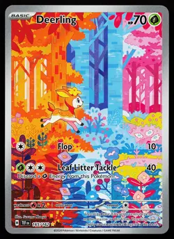 Deerling 165/162 Holo Illustration Rare Temporal Forces Pokemon Card - Image 1