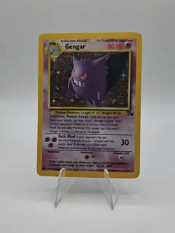Gengar 1999 Pokemon Unlimited Fossil Set Holo 5/62 MP/LP - Image 1