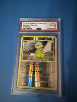 2009 Pokemon Platinum bagon Reverse Foil Arceus PSA 6 EX-MT - Image 1