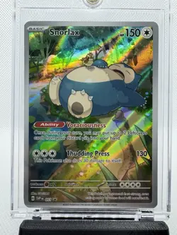 Pokemon TCG Snorlax SVP 051 Scarlet & Violet 151 Black Star Promo - Image 2