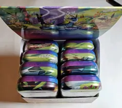 Pokemon Prismatic Evolutions Mini Tin Display Box Full Set 8 Tins - Image 3