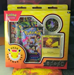 Pokemon Day 2026 Collection Box 30th Anniversary Sealed Box Pikachu Promo Coin - Image 1