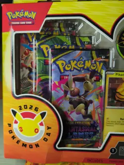 Pokemon Day 2026 Collection Box 30th Anniversary Sealed Box Pikachu Promo Coin - Image 2