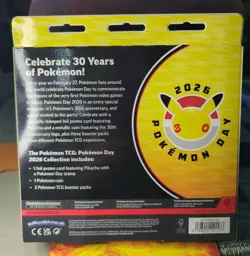 Pokemon Day 2026 Collection Box 30th Anniversary Sealed Box Pikachu Promo Coin - Image 4