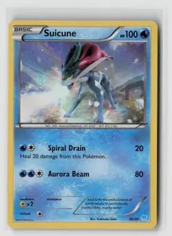 SUICUNE 30/30 HOLO XY LIBRE TRAINER KIT POKEMON TCG MP - Image 1