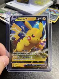Pikachu V SWSH061 Promo Ultra Rare - Shining Fates SS05 - Pokemon TCG - Image 1
