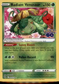 Pokemon GO #004/078 Radiant Venusaur - Image 1