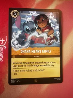 Ohana Means Family 32/204 Winterspell Regular Disney Lorcana - Image 1