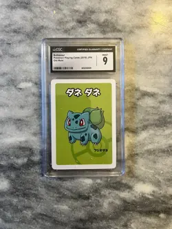 🤩 CGC Mint 9 Bulbasaur OLD MAID PLAYING CARDS 2019 JAPANESE POKEMON CARD - Image 1