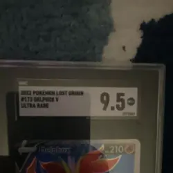 Pokemon Delphox V Lost Origin Ultra Rare Holo SGC 9.5 Graded Card 2022 - Image 2