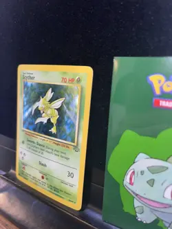 Pokemon Card Scyther Jungle 10/64 Holo Unlimited Holo Rare 041💎NM +💎 - Image 4