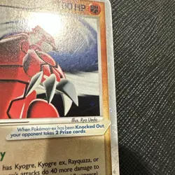 Groudon ex - (EX Collector's Tins) 038 Nintendo Promos - Pokemon Card MP Crease - Image 2