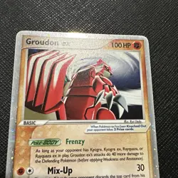 Groudon ex - (EX Collector's Tins) 038 Nintendo Promos - Pokemon Card MP Crease - Image 4