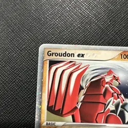 Groudon ex - (EX Collector's Tins) 038 Nintendo Promos - Pokemon Card MP Crease - Image 5