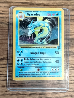 Pokemon Gyarados Holo Rare Card #7/130 - 2000 Base Set 2 TCG NM - Image 1