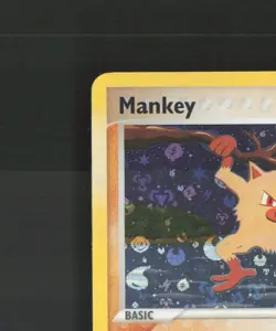 Mankey 38/112 EX FiredRed & LeafGreen Reverse Holo Pokemon Card LP - Image 3
