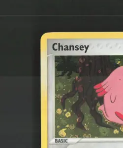 Chansey 19/112 EX FiredRed & LeafGreen Reverse Holo Rare Pokemon Card MP - Image 3