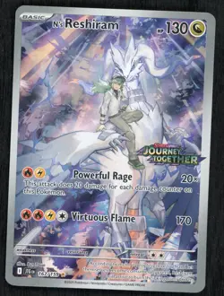 N's Reshiram - (Journey Together Stamped) 167/159 Pokemon Card NM - Image 1