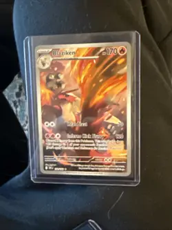 Pokemon Blaziken 192/182 Illustration Rare Destined Rivals TCG Card - Image 1