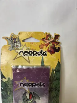 Neopets Trading Card Game Base Set Sealed 8-Card Booster Pack WotC - Image 2