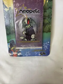 Neopets Trading Card Game Base Set Sealed 8-Card Booster Pack WotC - Image 3