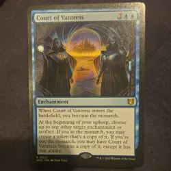 Wizards of the Coast Court of Vantress Wilds of Eldraine Rare Blue #22 - Image 1