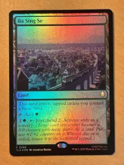 MTG Magic the Gathering Ba Sing Se Foil Avatar Last Airbender - Image 1