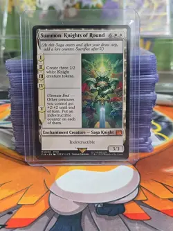 Summon: Knights of Round MTG Final Fantasy 0036 Mythic- Magic the Gathering - Image 1
