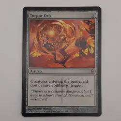 Magic: The Gathering Torpor Orb New Phyrexia Rare Colorless Artifact Regular 162 - Image 1